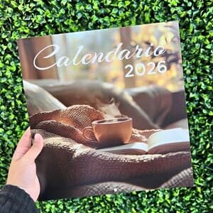2026 Calendario ABBA Vintage Libro y Café