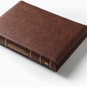 Bíblia de estudio Thompson Reina Valera revisada cierre índice café