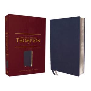 Biblia Thompson de Referencia RVR Tapa Flexible Azul en Caja