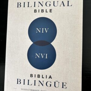 Biblia bilingüe nvi tapa de cartulina