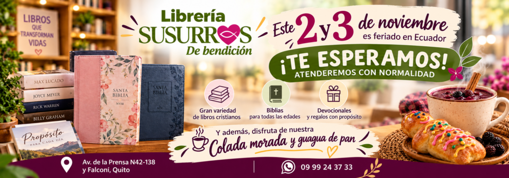 Librería Susurros_ libros, Biblia y café